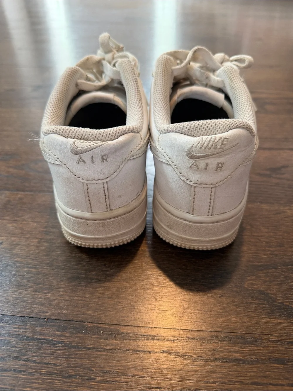 Nike Kids' White Air Force One Low-Top Sneakers Size 5